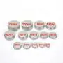 24 Pack 5ml, 10ml, 15ml, 20ml, 25ml, 30ml,60ml,80ml,100ml,150ml,200ml,250ml Screw Lid Round Tins Aluminum Empty Tins Metal Storage Tin Jars Spice Containers Travel Tin Cans, black, silver, golden, red ,white,rose golden