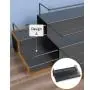 Multi-layer 3 Tier Ladder Spice Rack, Metal Spice Rack Organizer, adjustable stepper and draws. Compact design