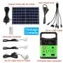 10-Watt Portable Solar Generator Kit,Power Inverter,Solar Generator System For Home & Camping,9000mAh Rechargeable Battery Pack UPS Power Supply, Included 6 Watt Solar Panels