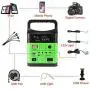 10-Watt Portable Solar Generator Kit,Power Inverter,Solar Generator System For Home & Camping,9000mAh Rechargeable Battery Pack UPS Power Supply, Included 6 Watt Solar Panels